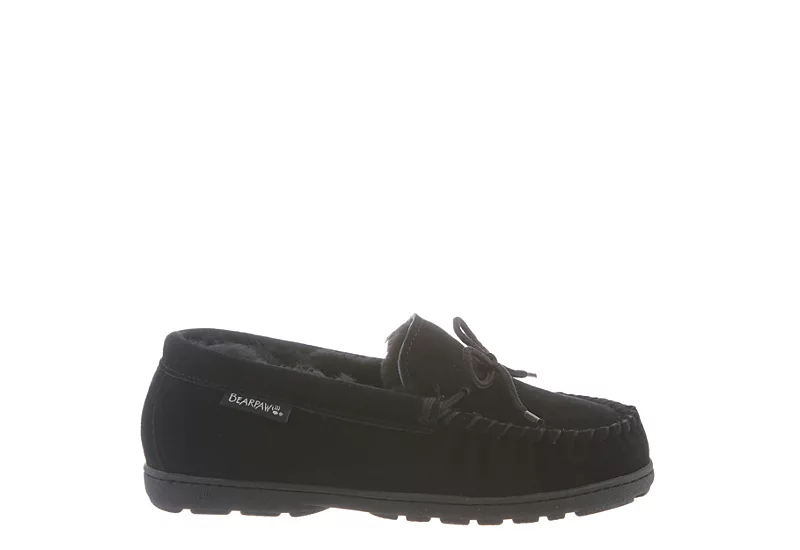 Bearpaw Womens Mindy Slipper - Black 4 Bearpaw Womens Mindy Slipper - Black - Image 2