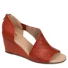 Journee Collection Womens Aretha Wedge Sandal - Rust -Heydude Shoes Store US 01 102154 00