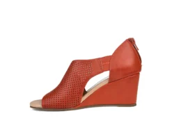 Journee Collection Womens Aretha Wedge Sandal - Rust 12 Journee Collection Womens Aretha Wedge Sandal - Rust -Heydude Shoes Store US 01 102154 03