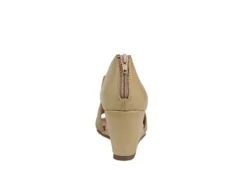 Journee Collection Womens Aretha Wedge Sandal - Taupe -Heydude Shoes Store US 01 102155 04