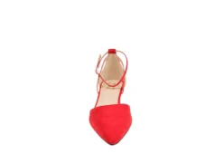Journee Collection Womens Arkie Pump - Red -Heydude Shoes Store US 01 102160 02