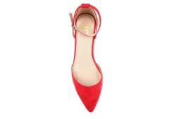 Journee Collection Womens Arkie Pump - Red -Heydude Shoes Store US 01 102160 05