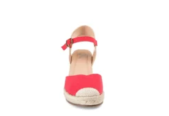 Journee Collection Womens Ashlyn Wedge Sandal - Red 11 Journee Collection Womens Ashlyn Wedge Sandal - Red -Heydude Shoes Store US 01 102164 02