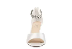 Journee Collection Womens Connor Wedge Sandal - White -Heydude Shoes Store US 01 102219 02