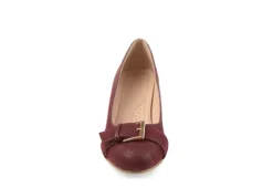 Journee Collection Womens Graysn Pump - Wine -Heydude Shoes Store US 01 102246 02
