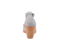 Journee Collection Womens Kedzie Wedge Sandal - Grey -Heydude Shoes Store US 01 102267 04