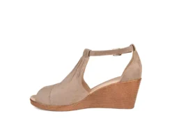 Journee Collection Womens Kedzie Wedge Sandal - Taupe 12 Journee Collection Womens Kedzie Wedge Sandal - Taupe -Heydude Shoes Store US 01 102269 03