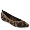 Journee Collection Womens Tayleen Flat - Leopard -Heydude Shoes Store US 01 103312 00
