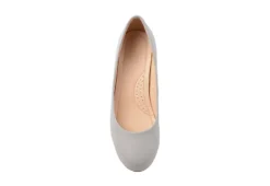 Journee Collection Womens Saar Pump - Grey -Heydude Shoes Store US 01 103355 05