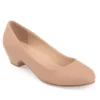 Journee Collection Womens Saar Pump - Nude -Heydude Shoes Store US 01 103357 00