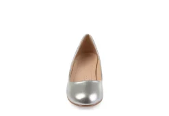 Journee Collection Womens Saar Pump - Silver -Heydude Shoes Store US 01 103359 02