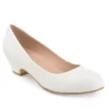 Journee Collection Womens Saar Pump - White 1 Journee Collection Womens Saar Pump - White -Heydude Shoes Store US 01 103360 00