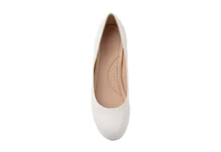 Journee Collection Womens Saar Pump - White 14 Journee Collection Womens Saar Pump - White -Heydude Shoes Store US 01 103360 05