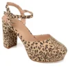 Journee Collection Womens Roslynn Platform Pump - Leopard -Heydude Shoes Store US 01 103526 00