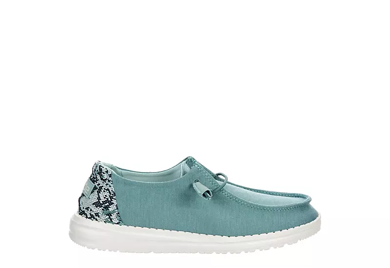 Heydude Womens Wendy Slip On Sneaker - Turquoise 4 Heydude Womens Wendy Slip On Sneaker - Turquoise - Image 2
