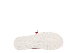 Heydude Womens Wendy Slip On Sneaker - Red -Heydude Shoes Store US 01 104700 06