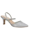 Lauren Blakwell Womens Bea Pump - Silver 2 Lauren Blakwell Womens Bea Pump - Silver -Heydude Shoes Store US 01 104993 00