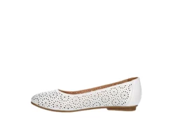 Mootsies Tootsies Womens Belva Flat - White -Heydude Shoes Store US 01 105350 03