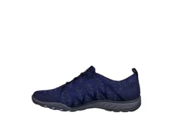 Skechers Womens Breathe Easy Infi-knity Slip On Sneaker - Navy -Heydude Shoes Store US 01 105668 02