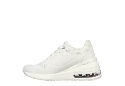 Skechers Womens Million Air Elevated Air Sneaker - White 11 Skechers Womens Million Air Elevated Air Sneaker - White -Heydude Shoes Store US 01 105684 02