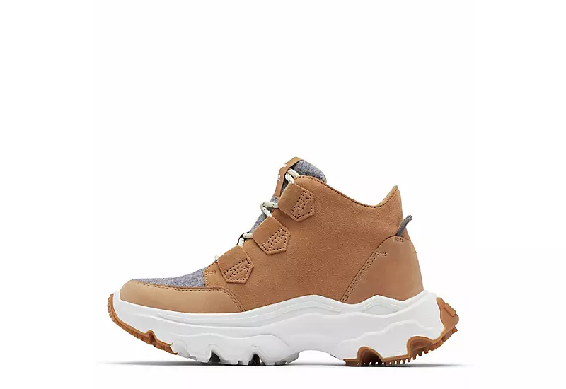 Sorel Womens Kinetic Breakthru Caribou High Top Sneaker - Tan 5 Sorel Womens Kinetic Breakthru Caribou High Top Sneaker - Tan - Image 3