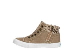 Blowfish Womens Kora High Top Sneaker - Taupe -Heydude Shoes Store US 01 105833 03
