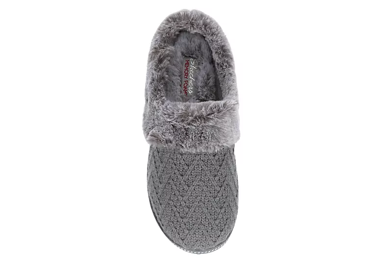 Skechers Womens Cozy Campfire Home Essential Slipper - Grey 8 Skechers Womens Cozy Campfire Home Essential Slipper - Grey - Image 6