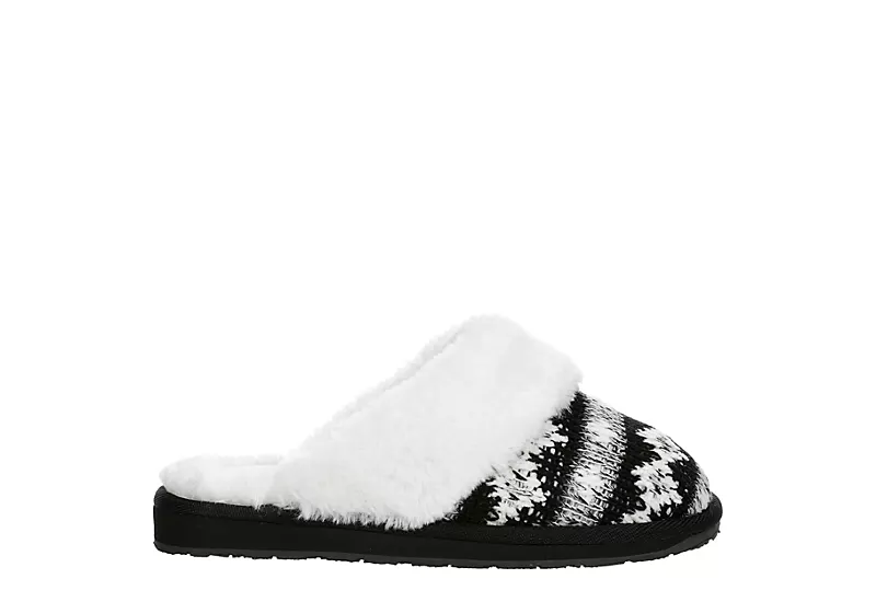 Minnetonka Womens Twyla Scuff Slipper - Black 4 Minnetonka Womens Twyla Scuff Slipper - Black - Image 2