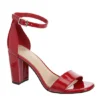 Michael By Michael Shannon Womens Stella Sandal - Red 1 Michael By Michael Shannon Womens Stella Sandal - Red -Heydude Shoes Store US 01 106151 00
