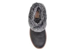 Skechers Womens Mountain Kiss Winter Rock Slipper - Dark Grey -Heydude Shoes Store US 01 106226 03