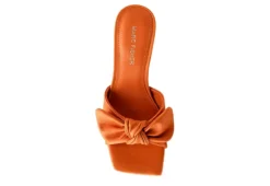 Marc Fisher Womens Demar Slide Sandal - Orange -Heydude Shoes Store US 01 106243 03