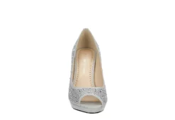 Adrienne Vittadini Womens Gervin Pump - Silver -Heydude Shoes Store US 01 106399 02