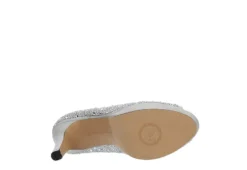 Adrienne Vittadini Womens Gervin Pump - Silver -Heydude Shoes Store US 01 106399 06