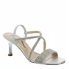 N By Nina Womens Lourdes Sandal - Silver -Heydude Shoes Store US 01 106400 00