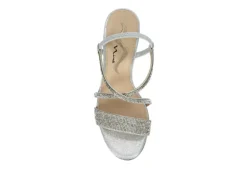 N By Nina Womens Lourdes Sandal - Silver -Heydude Shoes Store US 01 106400 05