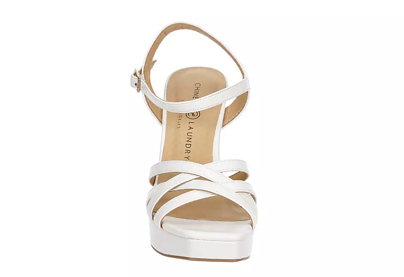Chinese Laundry Womens After All Platform Sandal - White 5 Chinese Laundry Womens After All Platform Sandal - White - Image 3