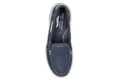 Skechers Womens Arch Fit Skipper Playful Slip On Sneaker - Navy -Heydude Shoes Store US 01 106890 03