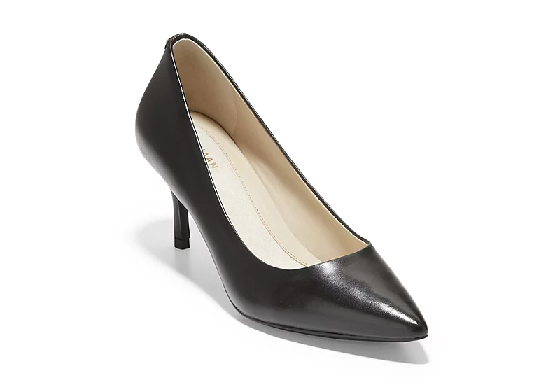 Cole Haan Womens The Go-to Park Pump - Black 3 Cole Haan Womens The Go-to Park Pump - Black