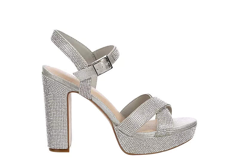 Maripe Womens Leilani Platform Sandal - Silver 4 Maripe Womens Leilani Platform Sandal - Silver - Image 2