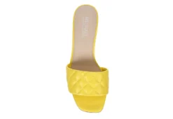 Michael By Michael Shannon Womens Riya Slide Sandal - Yellow -Heydude Shoes Store US 01 107027 05