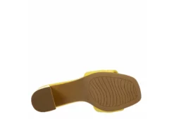 Michael By Michael Shannon Womens Riya Slide Sandal - Yellow -Heydude Shoes Store US 01 107027 06