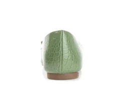 Journee Collection Womens Devalyn Flat - Green -Heydude Shoes Store US 01 107046 04