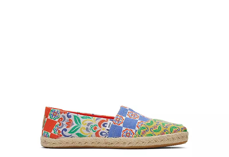 Toms Womens Alpargata Rope Espadrille - Multicolor 4 Toms Womens Alpargata Rope Espadrille - Multicolor - Image 2