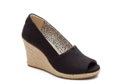 Toms Womens Michelle Wedge - Black
