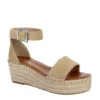 Michael By Michael Shannon Womens Bridgette Wedge Sandal - Tan -Heydude Shoes Store US 01 107382 00