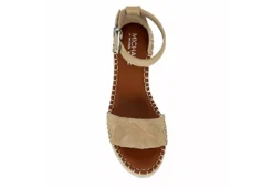 Michael By Michael Shannon Womens Bridgette Wedge Sandal - Tan 14 Michael By Michael Shannon Womens Bridgette Wedge Sandal - Tan -Heydude Shoes Store US 01 107382 05