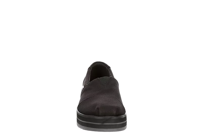 Toms Womens Alparagata Midform Espadrille - Black 5 Toms Womens Alparagata Midform Espadrille - Black - Image 3