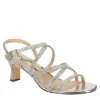 N By Nina Womens Bloom Sandal - Silver -Heydude Shoes Store US 01 107405 00