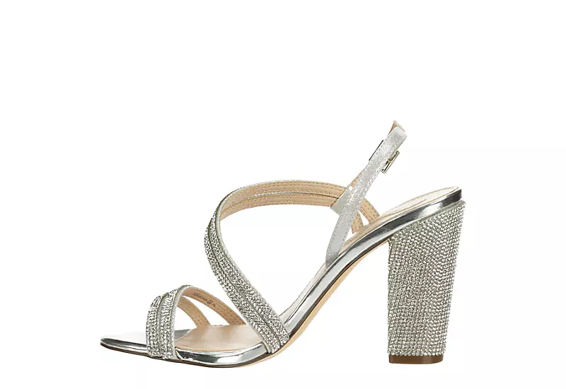 N By Nina Womens Sabetha Sandal - Silver 6 N By Nina Womens Sabetha Sandal - Silver - Image 4