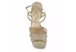 N By Nina Womens Sevyn Platform Sandal - Gold -Heydude Shoes Store US 01 107409 05